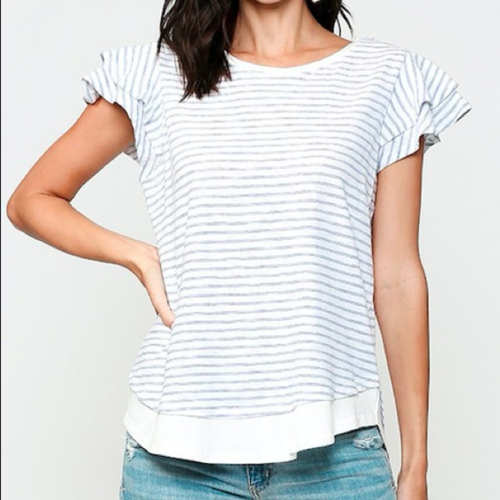 Flutter Sleeve Top